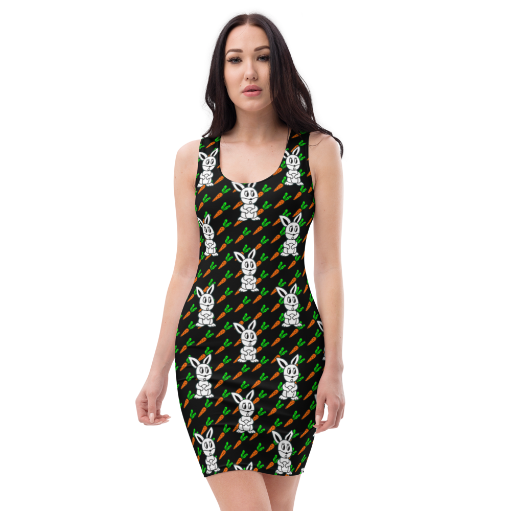 NA TIN Carrot Sublimation Cut & Sew Dress