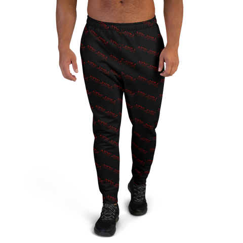 NA (Red) Men's Joggers/Black