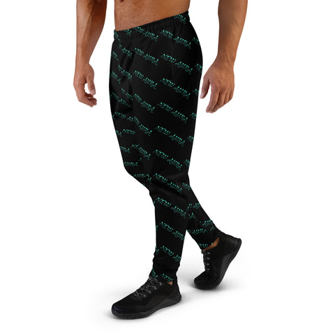 NA (Cyan) Men's Joggers/Black