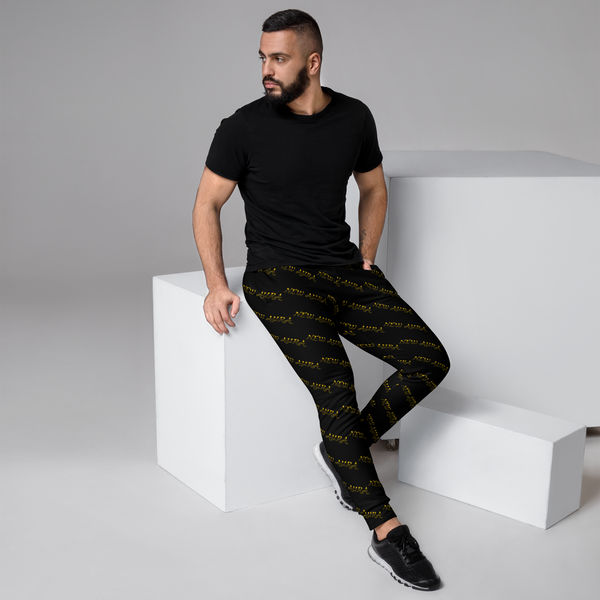 NA (Yellow) Men's Joggers/Black