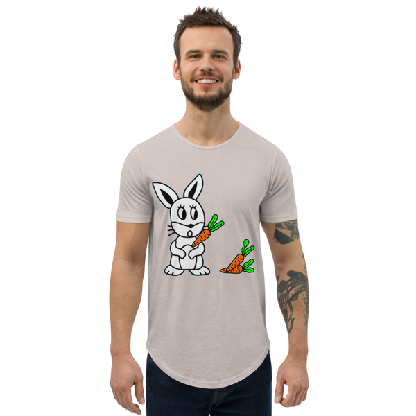 NA TIN Carrot Men's Curved Hem T-Shirt